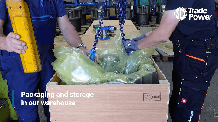 Water jacket suitable for Pielstick engines. Quality assurance. Inspection and Lloyd's certification. MD Trade Power. Spare parts suitable for diesel power generation engines. Pielstick PC2.2 spare parts. Pielstick PC2.5 spare parts. Pielstick PC2.6 spare parts