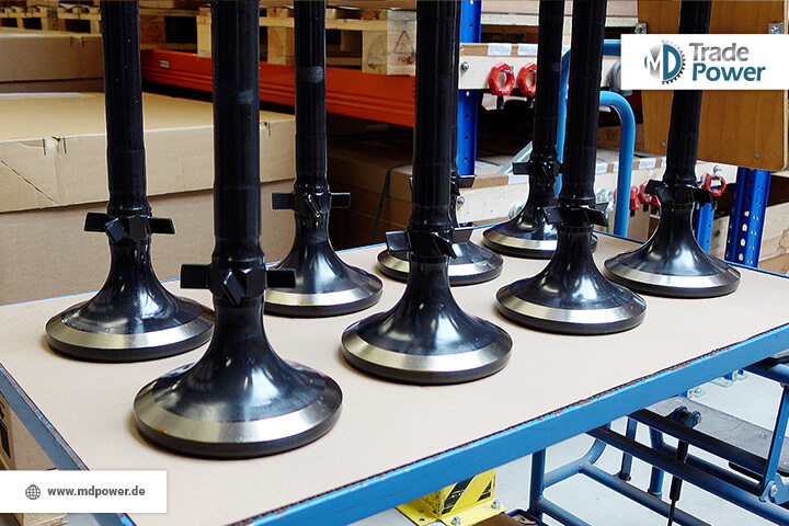 Inlet and exhaust valve cones / spindles suitable for Pielstick PC2.2, Pielstick PC2.5, and Pielstick PC2.6, MAN 48/60 and MAN 51/60.  Pielstick PC2.2 engine spares. Pielstick PC2.5 engine spares. Pielstick PC2.6 engine spares