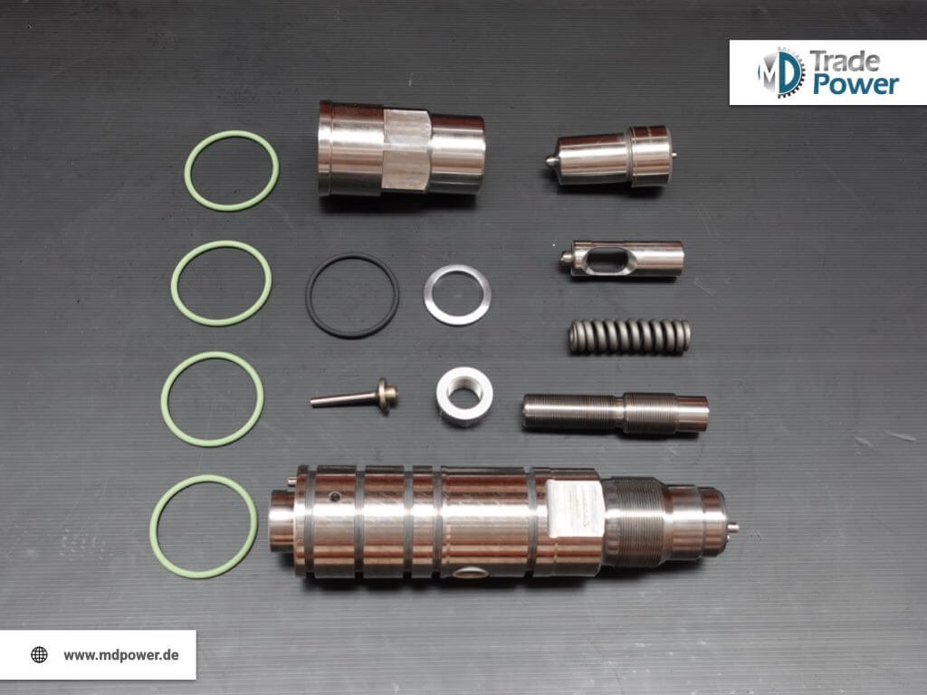 Fuel injection valve suitable for MAN engines. Reliable spare parts for large engines in power generation, components suitable for Pielstick, MAN 48/60 and MAN 51/60 engines. MAN 48/60 engine spares. MAN 51/60 engine spares. MAN 58/64 engine spares. Pielstick PC2.2 engine spares. Pielstick PC2.5 engine spares. Pielstick PC2.6 engine spares