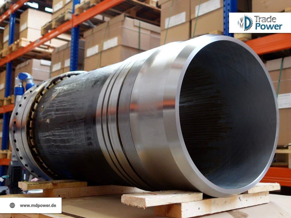 Cylinder liner suitable for Pielstick engine. Reliable spare parts for large engines in power generation, components suitable for Pielstick, MAN 48/60 and MAN 51/60 engines. Spare parts for Pielstick engines. Spare parts for Pielstick PC2.5 engines. Spare parts for Pielstick PC2.6 engines. Spare parts for Pielstick PC2.2 engines